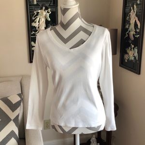 Ann Taylor Loft White Top